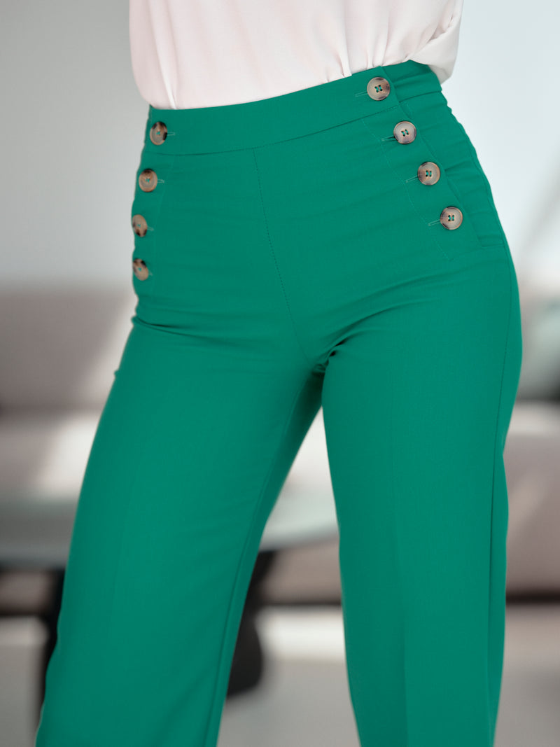 Pantalon OPALINE vert