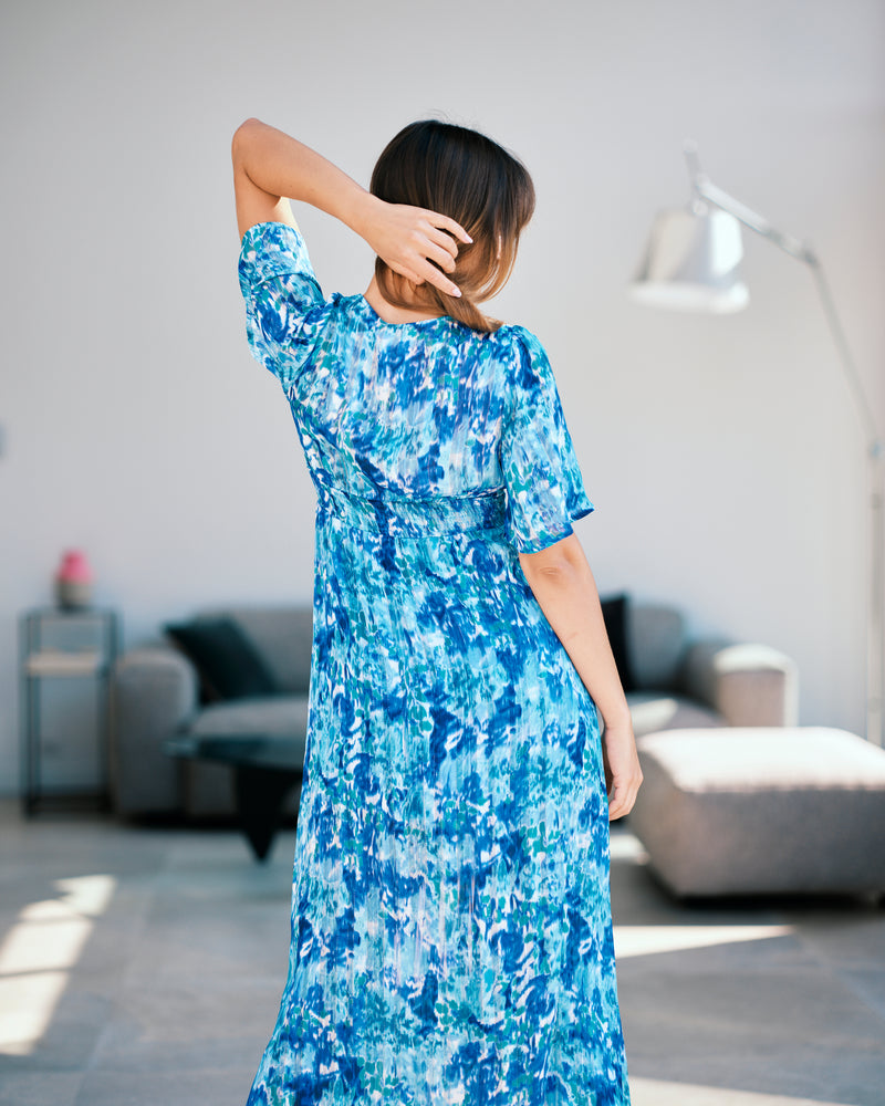 Robe BART longue bleu