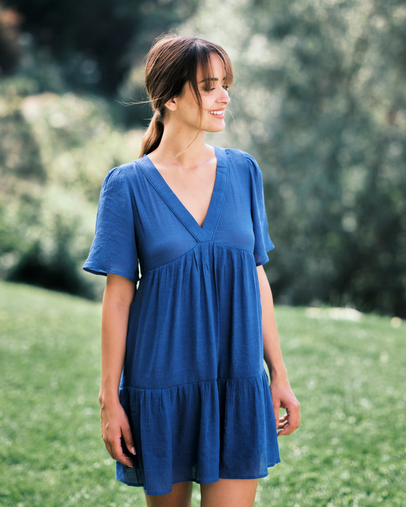 Robe BEATRIZ bleu roi