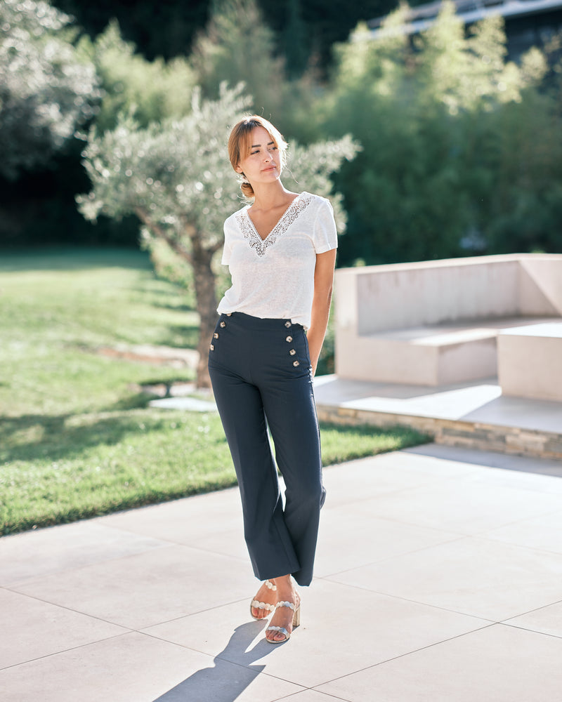Pantalon OPALINE marine