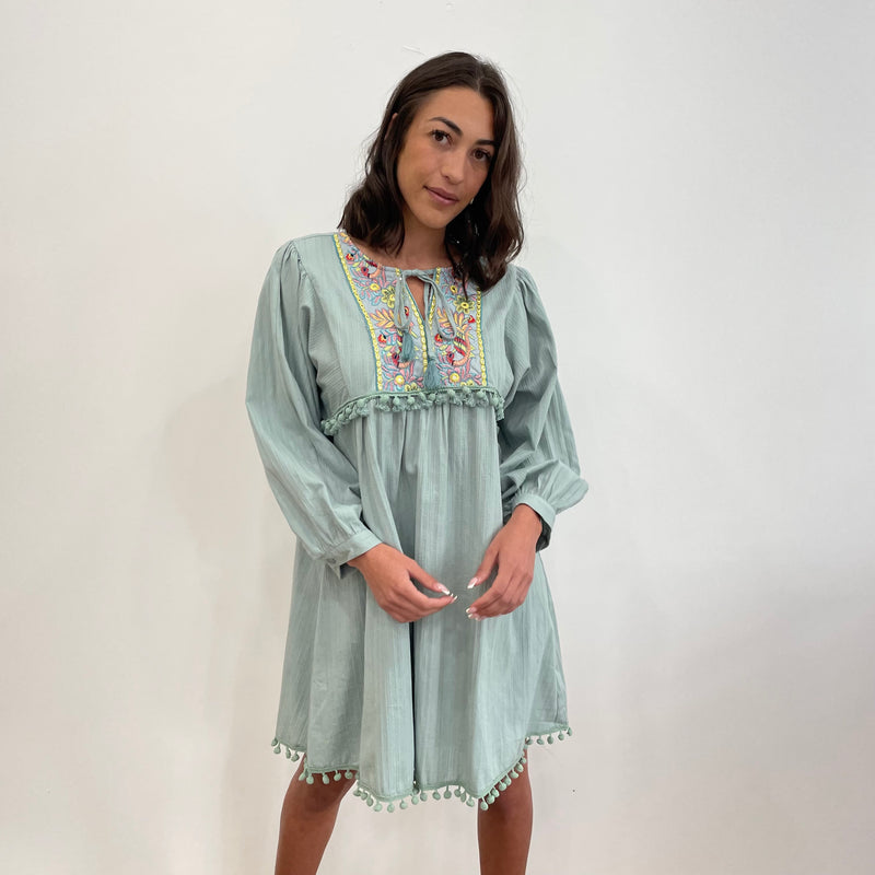 Robe KATIE vert d’eau
